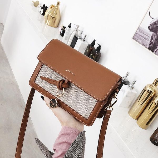 

2020 new trend handbags retro simple flap shoulder bag hailing