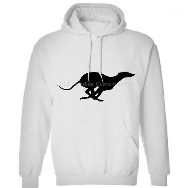 

greyhound funny mens or lady fit gift novelty mens (womens) winter hoodies sweatshirts, Black