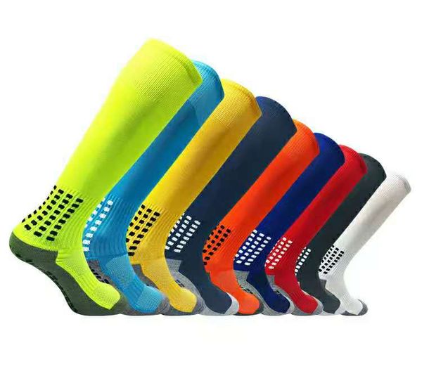 

wholesale breathable anti slip long tube football socks 002, Black