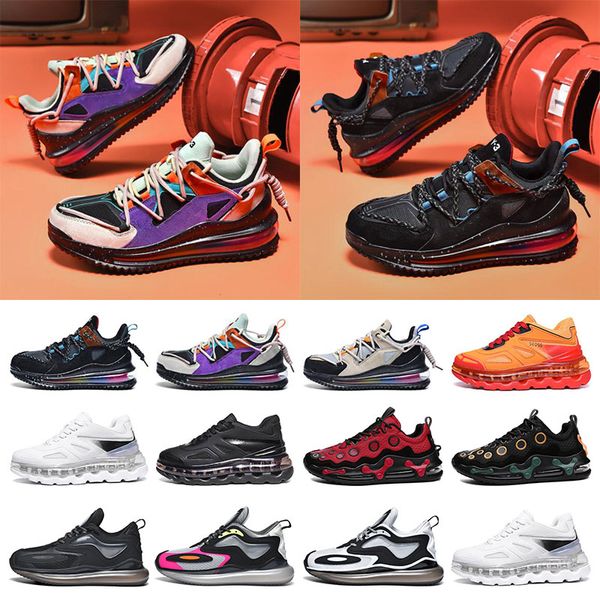 

new fashion mens sneakers running shoes full palm cushion shock absorption purple black blue red grey split trainers size 40-45, White;red