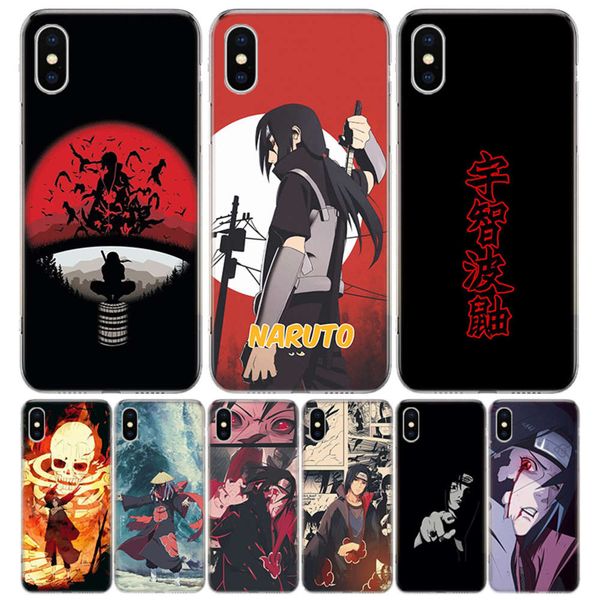

animated naruto akaki itachi mobile phone cover def 11 12 mini pro 7 6x8 6s plus xs max + xr 5s se 10 9