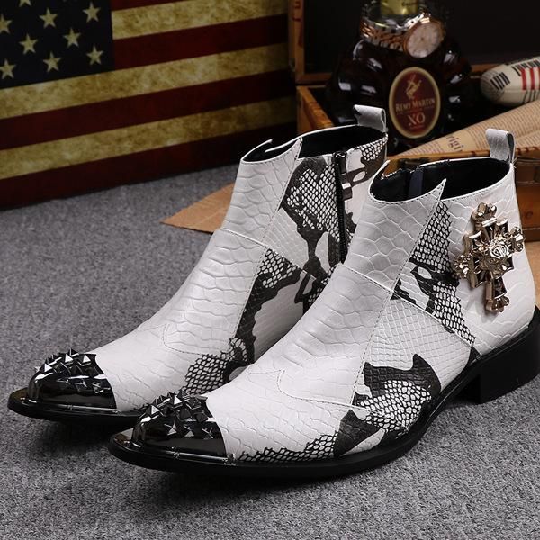 

martin boots men's short boots high shoes men's retro tooling desert shoes coturno masculino real cow leather pointed toe, Black