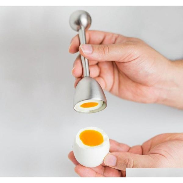 

stainless steel egg shell opener eggs er cutter shell opener metal boiled raw egg open tools creative kitchen egg jlldjf xhlight