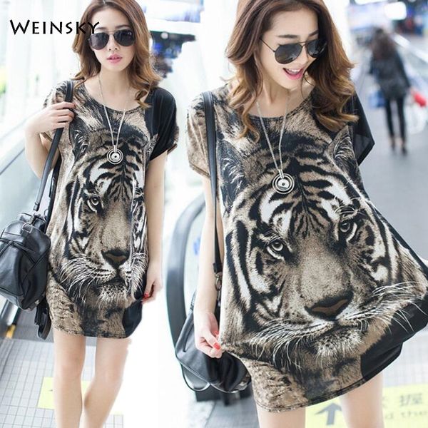 

oversized 2019 women summer and autumn o-neck casual style short sleeve long t-shirt korean hipster