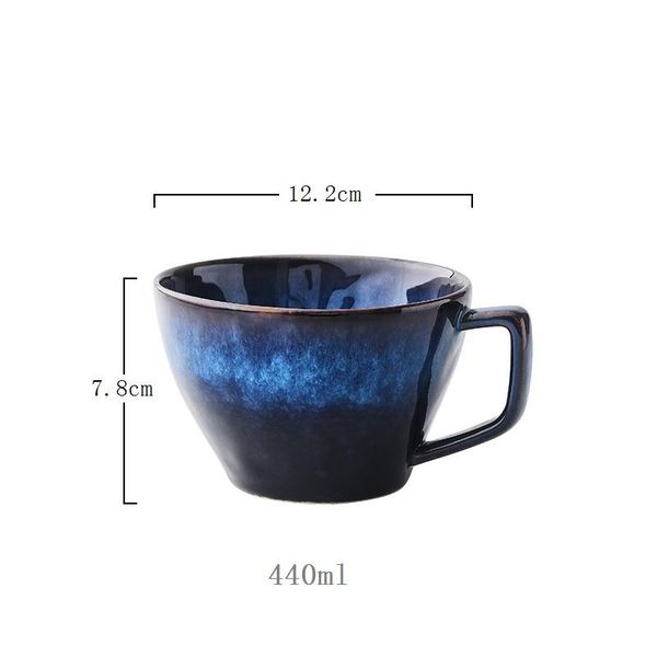 

ченшова синяя случайная текстура глазурь керамическая чашка кофе и блюдце керамическая высокая емкость чашка чашки чашки чашки завтрак чаша