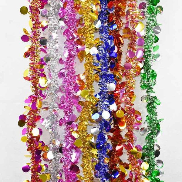 

2м блесток рождественские гирлянда рождественские украшения дерева мишуры полосы бар домой вечеринка настенная дверь декор свадебный день ро