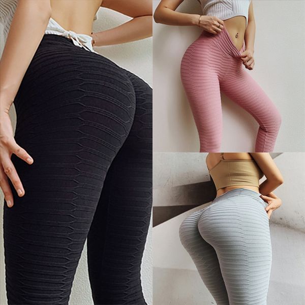 

edc stretchy trousers yoga pants bling gym fitness leggings sports running yoga pant jogging high waist pant womens high