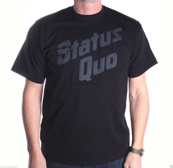 

status quo t shirt classic logo 100 official retro rock t shirt sport hooded sweatshirt hoodie