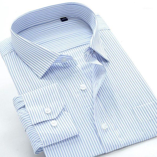 

2020 new comming autumn mens bamboo fiber striped shirts formal dress shirts very big large plus size xxl-5xl 6xl7xl8xl 9xl 10xl1, White;black