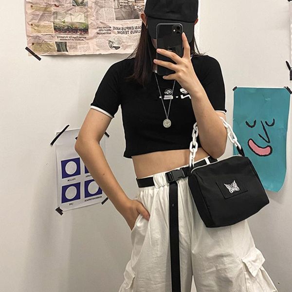 

женщины акриловые цепи totes сумка бабочки простые сумки подмышек плеча кошелек многофункциональность женский фестиваль подарки