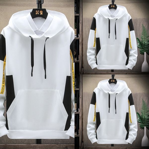 

gteyp молодежной моды мужского спортивной одежды длинного бренд клип hoodie jacketsleeve рукав jacketjacket падение 2020 новой свободный hoo, Black