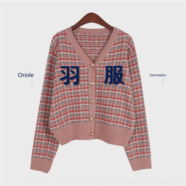 

fr5l6 красочных пряжи аромат кардигана женщины пальто sweatert футболка sweatert футболка 2020 новые осенний корейская тонкая проверка подхо, White;black