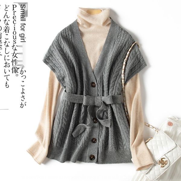 

jttya new woolen cardigan pure pulloverstyle in twist leisure pullover wool cardigan shoulder autumn and winter 2020 korean women's pul, White;black