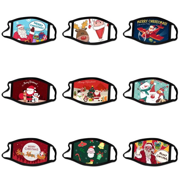 

brand washable face mask design masks double layers printing ultraviolet-proof dustproof mouth-muffle cycling mouth masks#900, Black