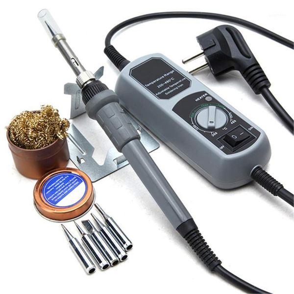 

908+ 110v/220v 60w electric iron soldering station thermostat fits for smt smd welding rework repair kit1