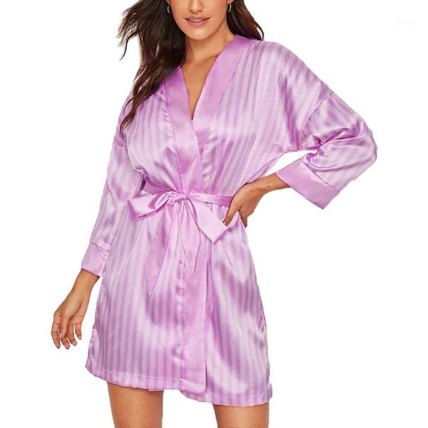 

women's sleepwear 3pcs women's pajama set satin bathrobe + shorts and crop-with straps lace babydoll nightwear /by1, Black;red