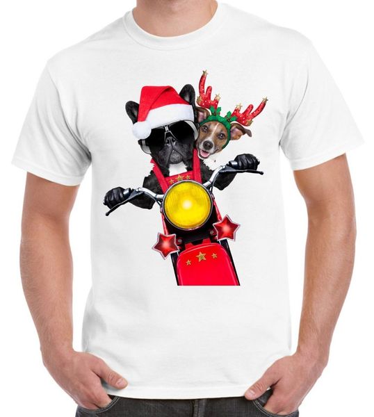 

new fashion summer design male french bulldog & jack russell terrier santa claus father christmas tee hooded sweatshirt hoodie men t shirt