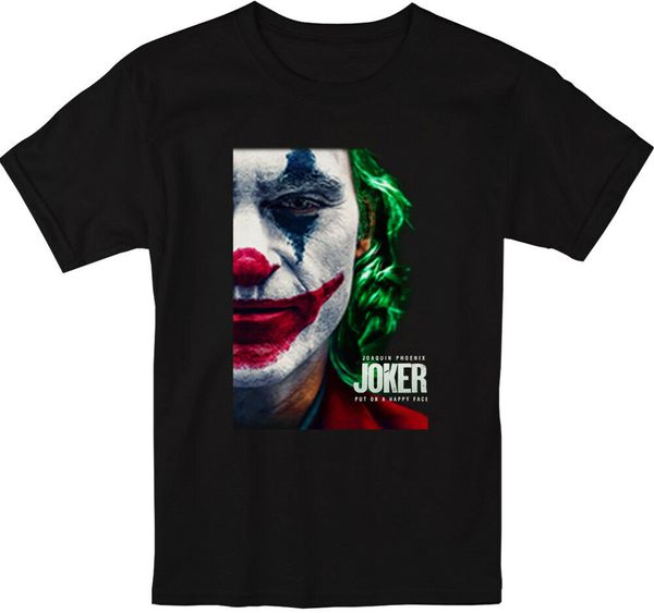 

new joker movie joaquin phoenix put on happy face t shirt men women s 3xl tee shirt novelty large size casual sport hooded sweatshirt hoodie