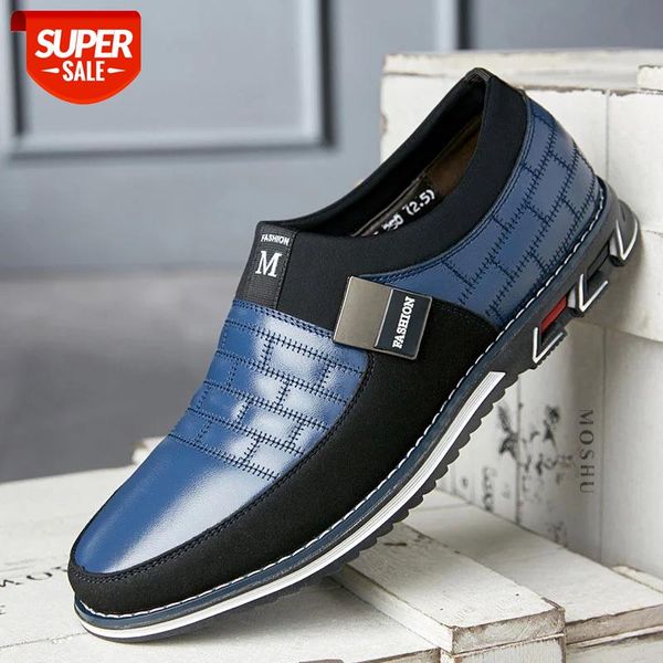 

2020 leather shoes men casual shoes loafers mocasines hombre breathable slip sneakers men leather zapatos de hombre #tp5r