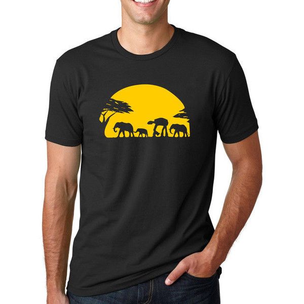 

2019 new walker across african silhouette t-shirt short sleeve men size s-3xl summer tee shirt sport hooded sweatshirt hoodie