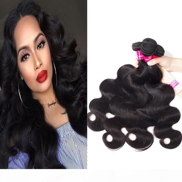 

9a peruvian virgin human hair bundles body wave straight loose wave kinky curly deep wave 100% unprocessed brazilian peruvian indian hair, Black