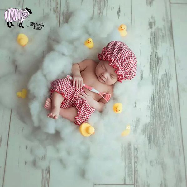 

caps & hats born baby bubble bath pography bathtub basket props infant fotografia accessories po shoot wooden prop, Yellow
