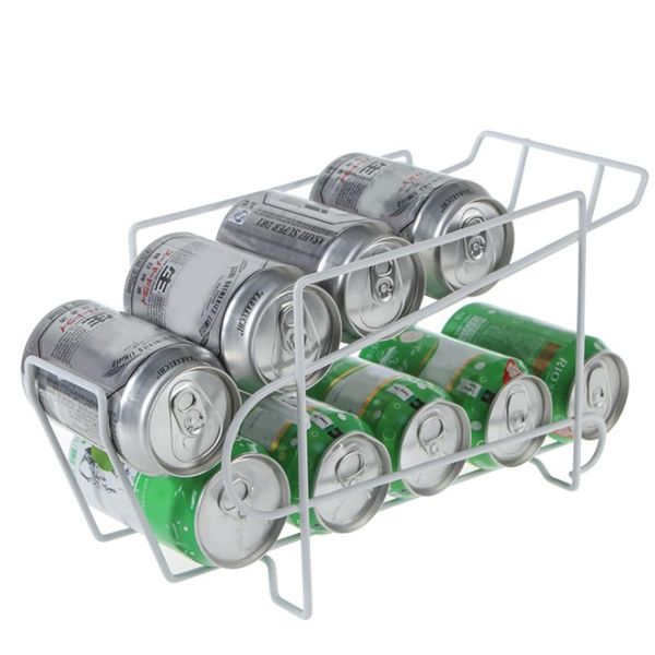 

железная стойка для пива напиток напиток сода диспенсер держатель организатор хранения холодильник напиток кухни художник двухслойная полка