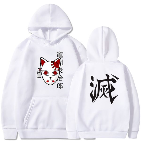

2019 new anime demon slayer pullover sweatshirt tanjiro kamado costume hoodies harajuku sudadera hombre c1011, Black