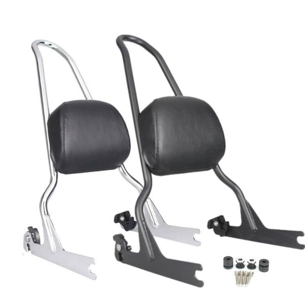 

motorcycle detachable sissy bar passenger backrest for harley softail 2007-up