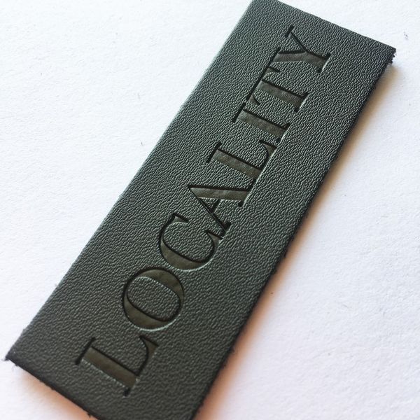 

black genuine leather patches and labels wholesale 250pcs notions for jeans
