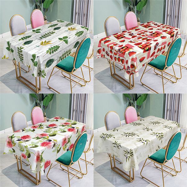 

plant style table cloth antifouling oil-proof waterproof non-slip table cloth home l restaurant bar must designer table cloth