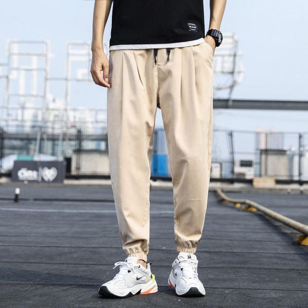 

2021 pant men trousers ankle-length loose pant mens harem joggers casual sweatpants men pants for male 4xl 5xl1, Black