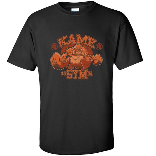 

sport man t-shirts kame-sennin master roshi fitness bodybuilding & tees japanese anime comic tshirt 100% cotton streetwear