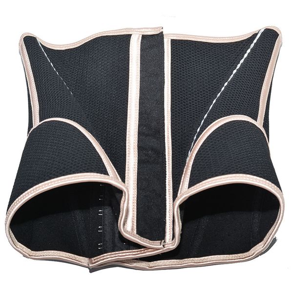 

new 11 steel long sports fitness waist pack abdominal corset rubber belt postpartum abdominal belt, Gray