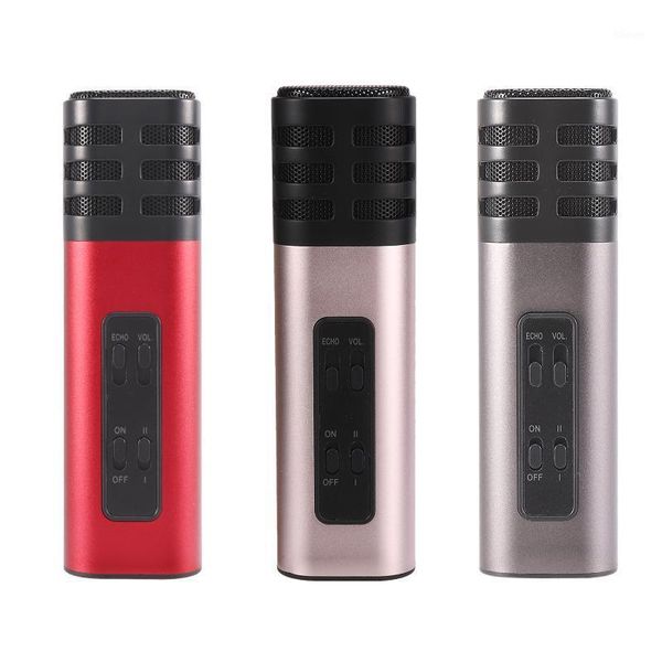 

portable aluminum alloy microphone professional mobile singing microphone for live broadcasting recording meeting1