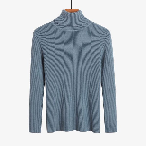 

2021 new autumn winter oversize basic thick sweater pullovers women female high-neck loose long sleeve knit jumpers 5y7n, White;black