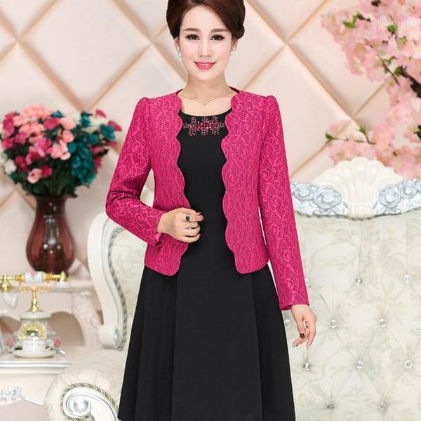 

work dresses vintage retro lace office lady suits 2 two piece sets elegant women blazer jacket pencil dress female plus size1, White;black