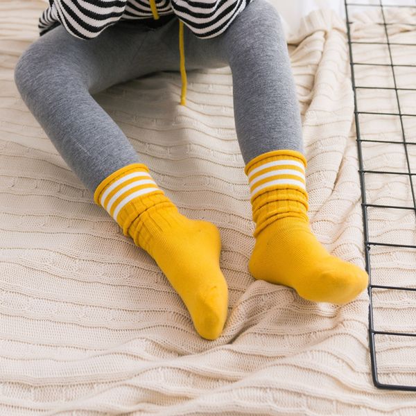 

baby boys winter socks cartoon bear kids spring autumn cotton breathable keep warm floor anti-skid girls socks 5 pairs/set, Pink;yellow