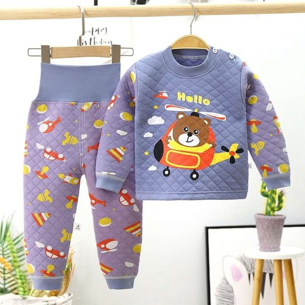 

for underwear layer thermal baby suit three boys and girls tjqc, Blue;red