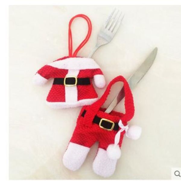 

eybij various clothingtableware western set small tableware set clothes pants and clothing christmas decorative bag clothes fork christmas c