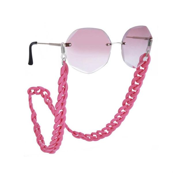 

handmade 17 candy colors acrylic eyeglasses chain non slip halter sunglasses lanyard hip hop women glasses strap accessories h jlllrz