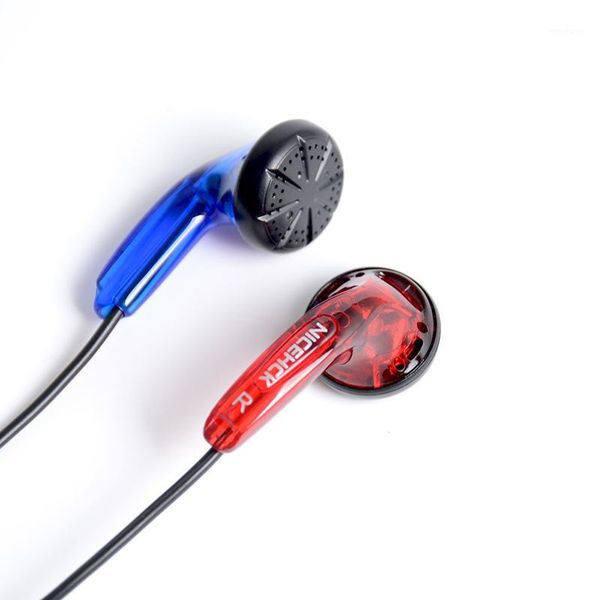 

nicehck traceless 3.5mm hifi earbud 15.4mm dynamic driver unit dj bass earphone wired hd microphone headset me80/eb2/b40 vido1