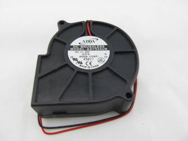 

for adda ad7524ub 7530 7cm dc 24v 0.27a projector blower cooling fan