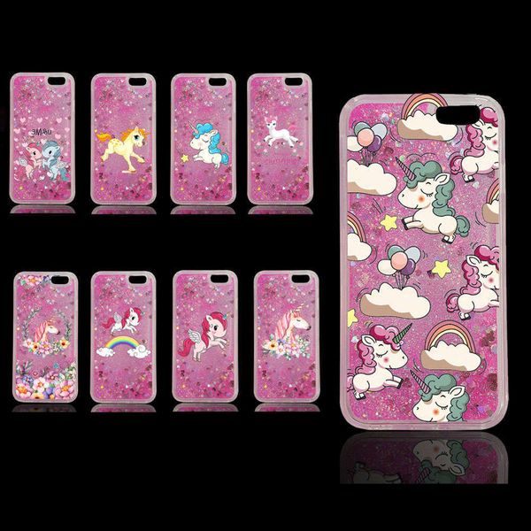 

1dwsoft tpu et with unicorn and rainbow dign for vip x, 5, 5s, se, 6, 6s, 7, 8,