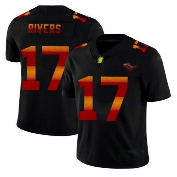 

men #17 philip rivers white multi-color 2020 women youth nfl crucial catch limited jersey, Black;red