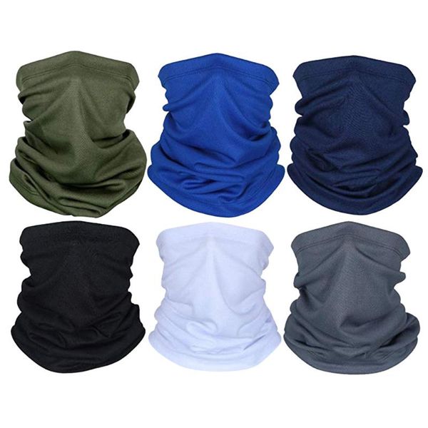 

Riding Sport Face Scarves Outdoor Sports Men Women's Turban Scarf Bicycle Neck Tube Bandana Face Scarves Motorcycle, Blue;gray