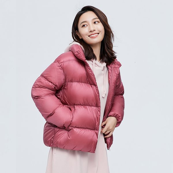

2021 new autumn and winter parker coat new warm white down short jacket ladies cotton h00111 1xma, Black