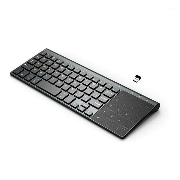 

zienstar 2.4g wireless mini keyboard with touchpad and numpad for windows pc/lapsmart tv1