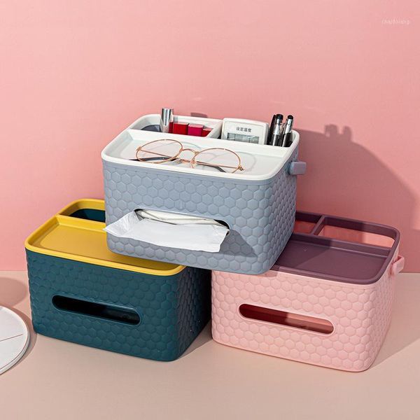 

bathroom kitchen multifunctional plastic tissue box napkin holder case car living room modern home decoration accessories1