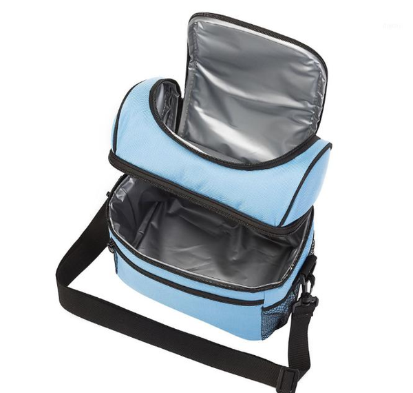 

black refrigerated package and cold compartment humanized ice pack amazon double lunch bag1